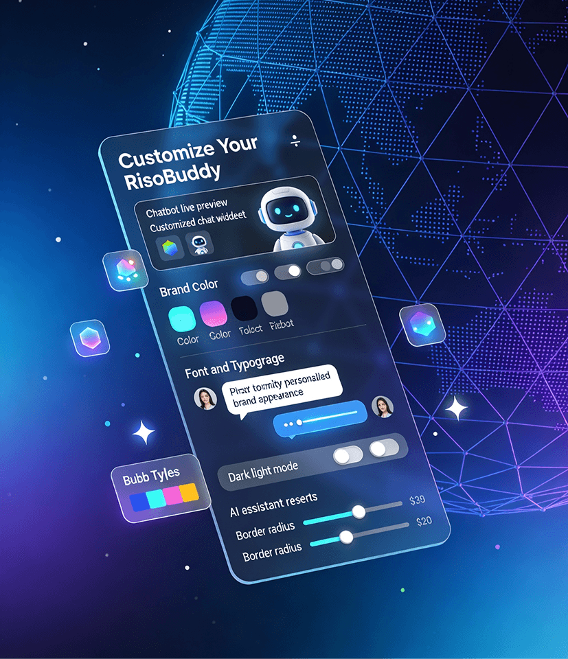 Customize your chatbot to match your brand, voice, and user experience seamlessly